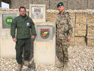 Armenia’s acting Defense Minister visits Camp Marmal base in Afghanistan (PHOTO)