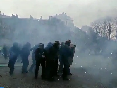 130 people detained during France protests