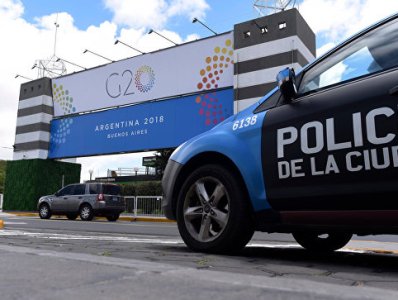 Demonstrators protest against G20 summit in Argentina