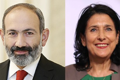 Nikol Pashinyan congratulates Salome Zurabishvili