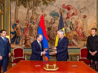 Armenian acting FM meets with Belgian Deputy Prime Minister