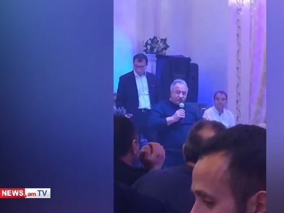 "Mы не нищие, понимаете ребята?". Սասուն Միքայելյանի ելույթը ընտրվելու առիթով կազմակերպված խնջույքում