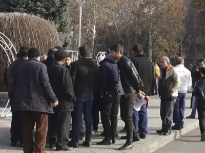 Protest actions continue in Etchmiadzin