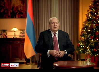 Armenian President sends a congratulatory message on occasion of New Year and Holy Christmas