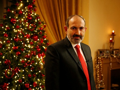 Nikol Pashinyan's message on New Year and Christmas holidays