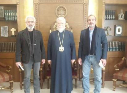 Ժիրայր Սեֆիլյանը հանդիպել է Արամ Առաջին կաթողիկոսի հետ