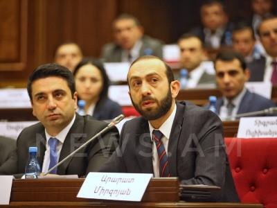 Ararat Mirzoyan elected speaker of Armenian parliament