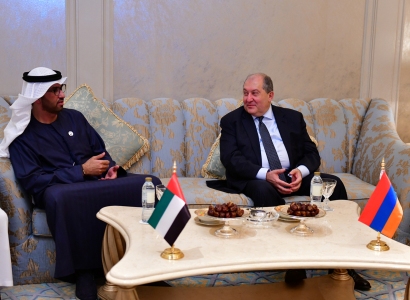 Armenian President meets with Crown Prince of Abu Dhabi