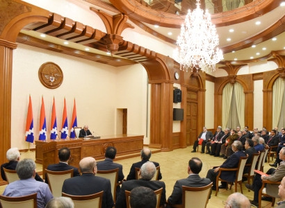 Karabakh President meets with the participants of ARF Dashnaksoutyun Party World Congress