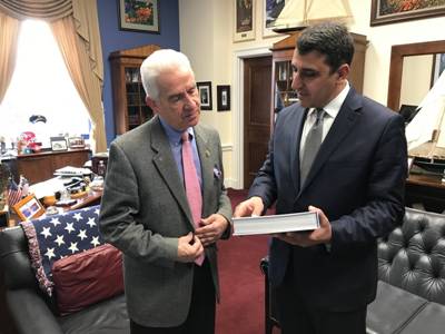 Ambassador, US congressman discuss political changes in Armenia