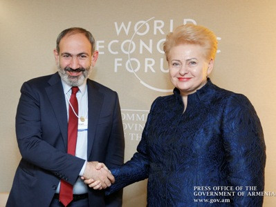 Armenian PM meets Lithuanian President (PHOTOS)