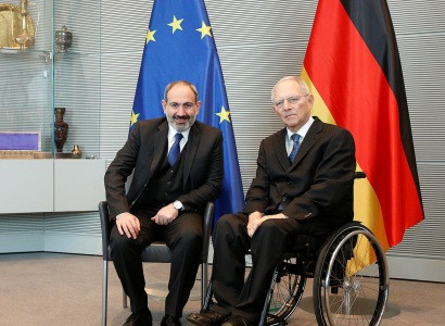 Armenian Prime Minister meets with President of Bundestag Wolfgang Schäuble