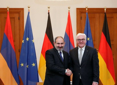 German President receives Armenian PM