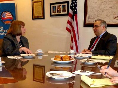 American Armenians meet with US Ambassador as she prepares to depart for Yerevan