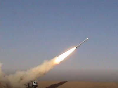 Iran shows test launch of cruise missile