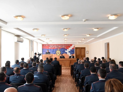 Artsakh President attends meeting of Artsakh Police Board