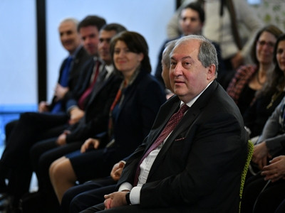 Armenia President attends AGBU 90th General Assembly in Paris