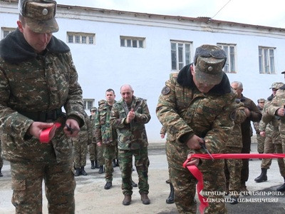 Katabakh President visits various sectors of republic’s southern borderline