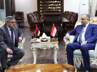 Armenian Ambassador and Iraqi Agriculture Minister discuss  number of issues