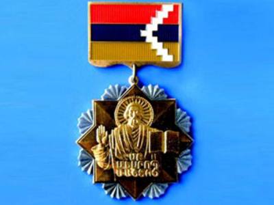 Bako Sahakyan awards Artsakh Rescue Service ex-head with Mesrop Mashtots order