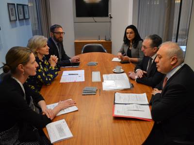 Armenia’s Zohrabyan confers on bilateral, multilateral agenda with Liechtenstein FM