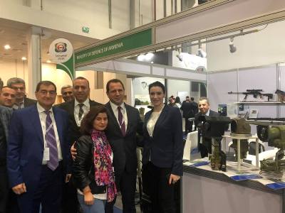 Armenian military production at IDEX 2019 exhibition in Abu Dhabi