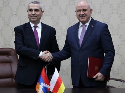MFAs of Karabakh and South Ossetia sign cooperation agreement