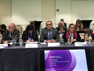 Vigen Kocharyan presents in Brussels Armenian law against domestic violence