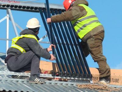 Ագարակաձորի մանկապարտեզում արեւային ջրատաքացուցիչներով համալրված՝ ջեռուցման լոկալ համակարգ է կառուցվում