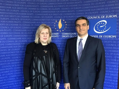CoE officials laud work with Armenia Ombudsman