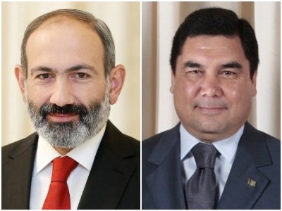 Armenia PM, Turkmenistan president discuss cooperation