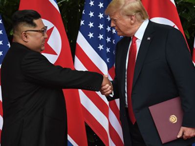 Trump says it's honor to meet Kim Jong Un
