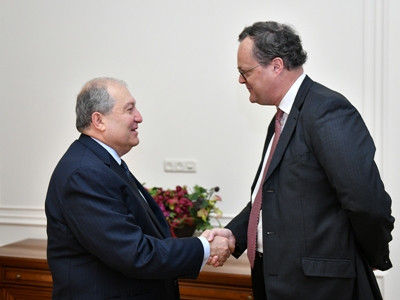 Armenian President receives Thales Regional Director