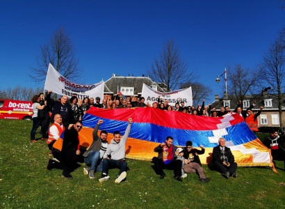 Armenians hold protest march in Hague (PHOTO)