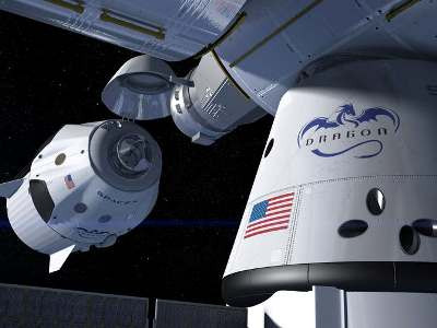 Появилось видео исторического запуска корабля Dragon 2 с мыса Канаверал во Флориде