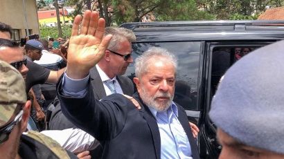 Ex Brazilian president leaves prison to attend grandson's funeral