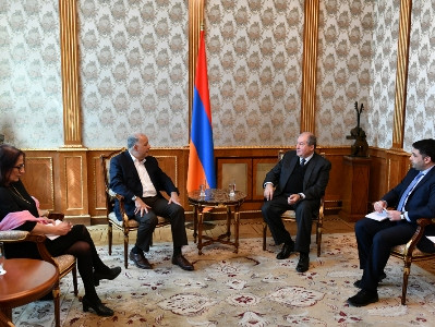 Ամերիկայի հայկական համագումարի ներկայացուցիչները Արմեն Սարգսյանին են ներկայացրել իրենց ծրագրերն ու նախագծերը
