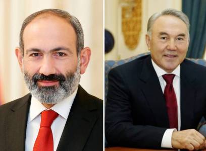 Armenia PM has phone conversation with Kazakhstan President