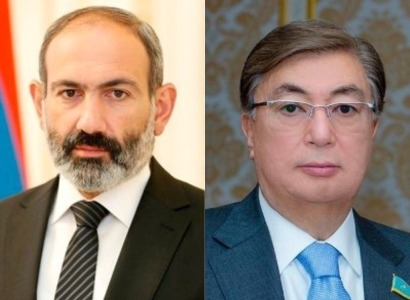 Pashinyan congratulates Kasim-Zhomart Tokayev on assuming office of Kazakhstan President