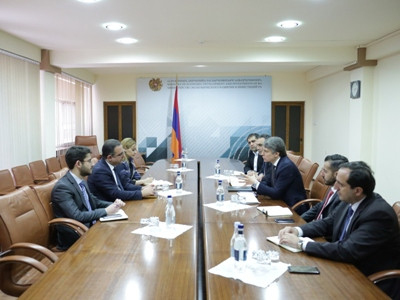 Armenia Economic Development and Investments Minister meets with UNDP Deputy Resident Representative