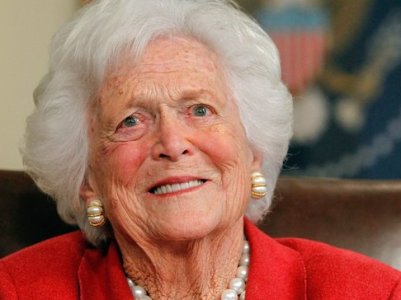 USA Today: Barbara Bush blamed Donald Trump for heart attack