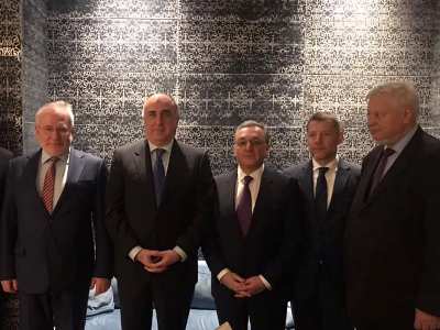 Meeting of Armenian and Azerbaijani FMs and OSCE Minsk Group Co-Chairs kicks off in Vienna