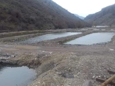 Գողթ համայնքի տարածքում ապօրինաբար ձկնաբուծարան է գործել (ֆոտո)