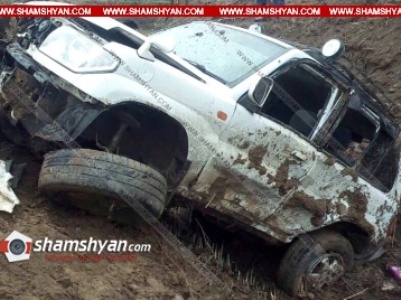 16-ամյա տղան պապի Mitsubishi-ով ընկել է ջրատարը․ վթար Նալբանդյան գյուղում