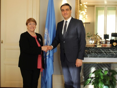 UN High Commissioner for Human Rights meets Armenia Ombudsman