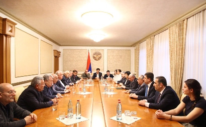 Karabakh President receives delegation of Yerevan State University