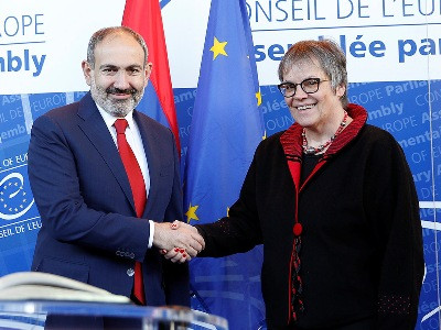 PACE President reaffirms readiness to assist Armenia (PHOTOS)