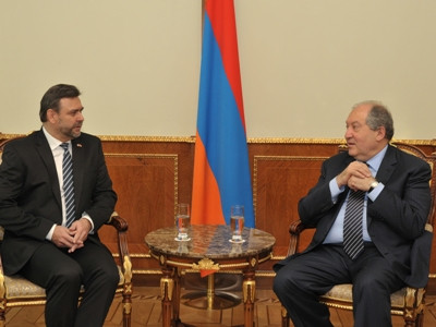Armenia President has farewell meeting with Czech Ambassador