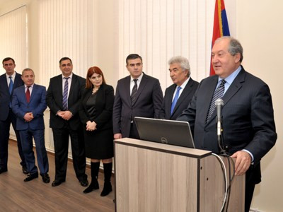 Armenian President visits Supreme Judicial Council