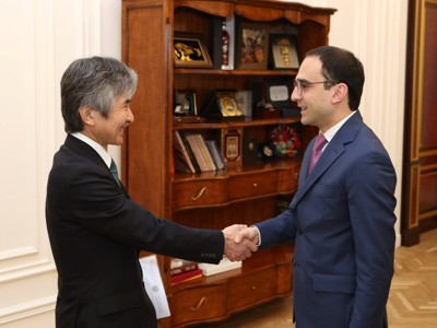Կառավարության կողմից նոր հնարավորություններ են ստեղծվում օտարերկրյա ներդրողների համար. Ավինյանը՝ Ճապոնիայի դեսպանին